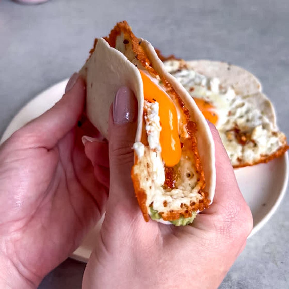 Crispy Feta Eggs with Hot Honey