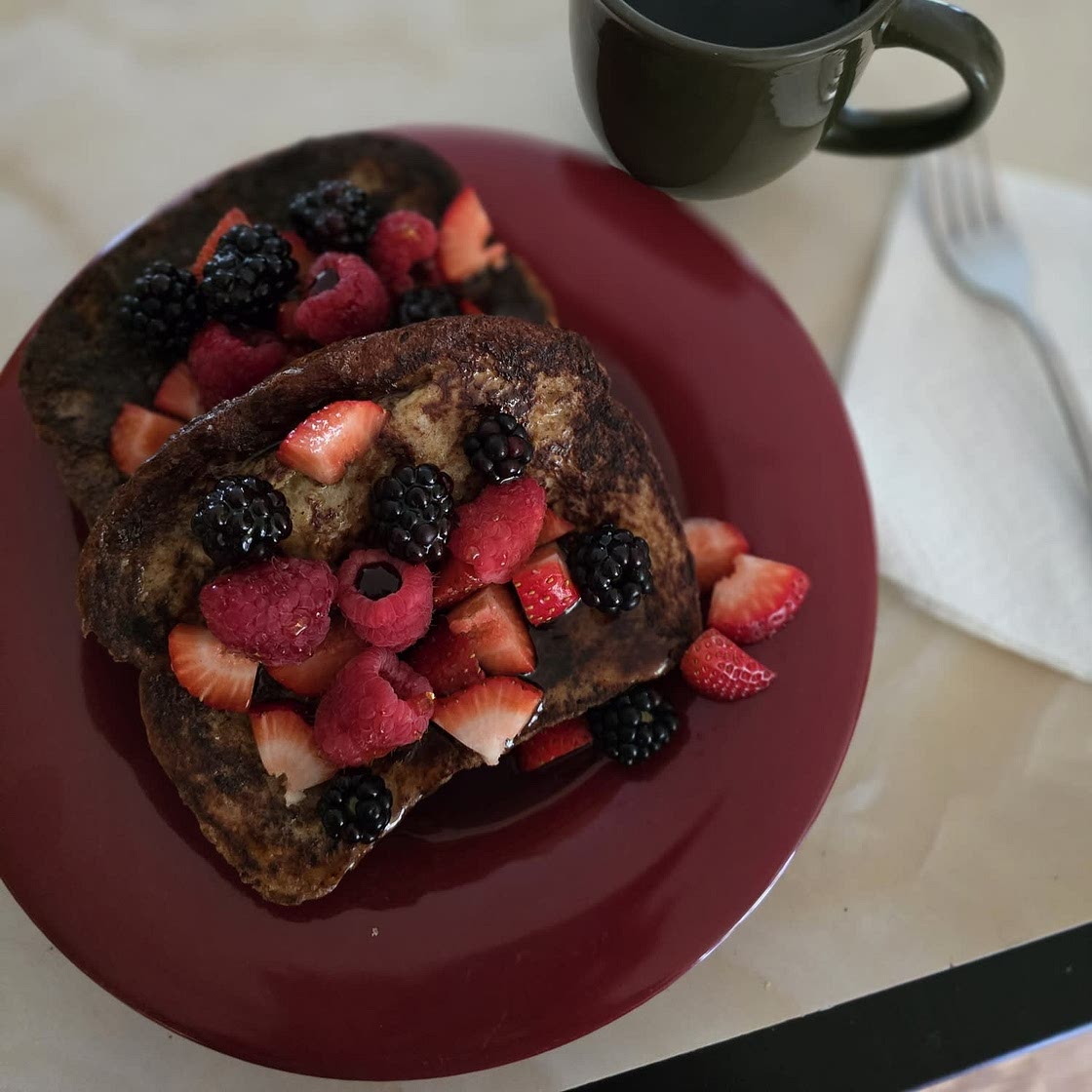 Healthy Stuffed French Toast