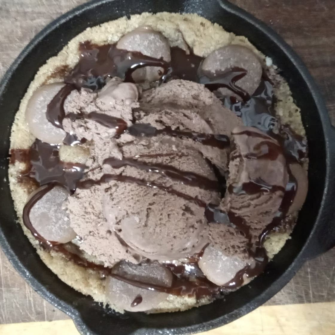 Chocolate Chip Skillet Cookie