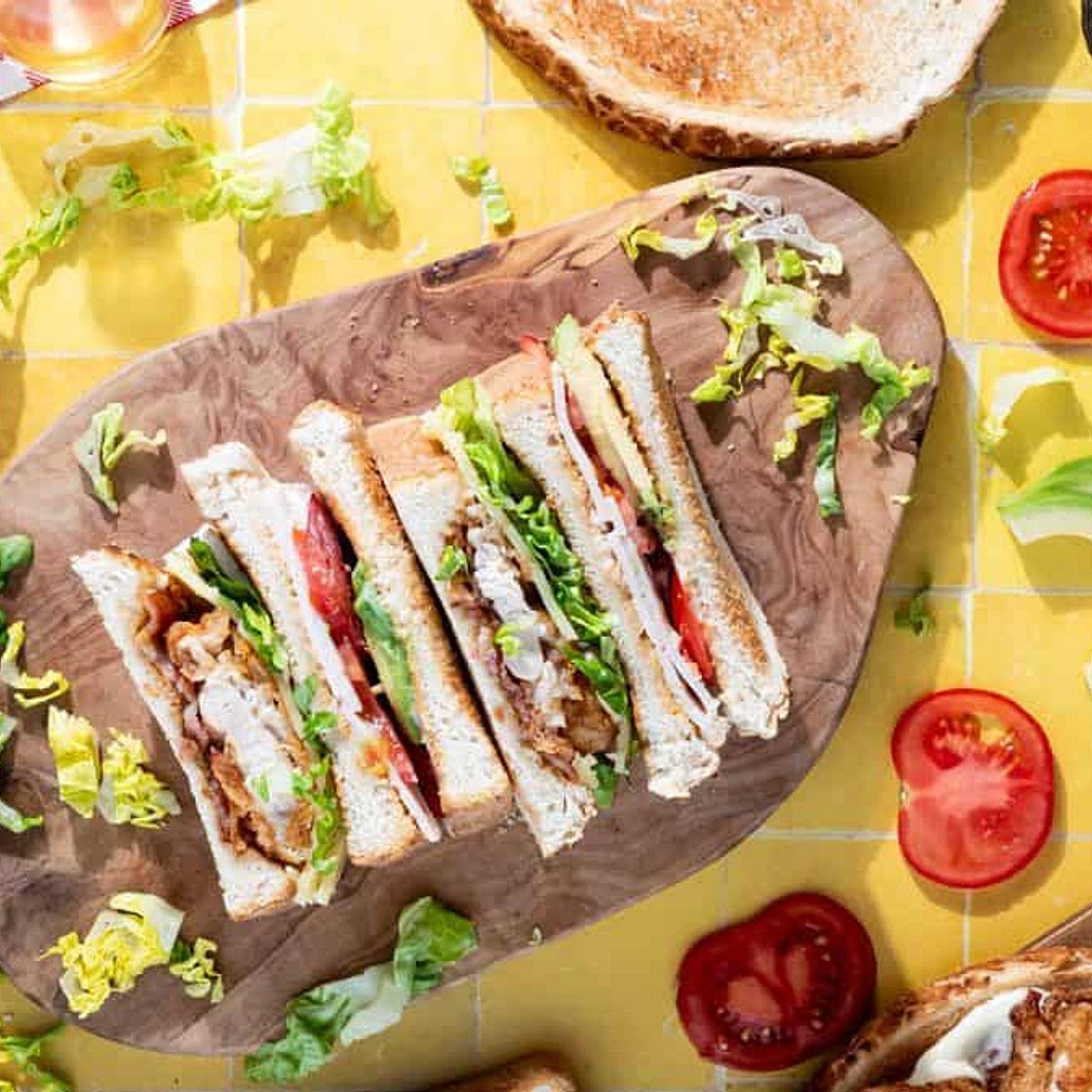 Fried Chicken Club Sandwich