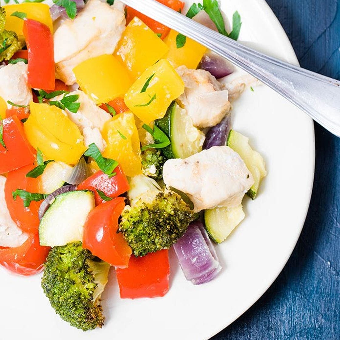 Sheet Pan Oven Roasted Chicken Breast and Vegetables
