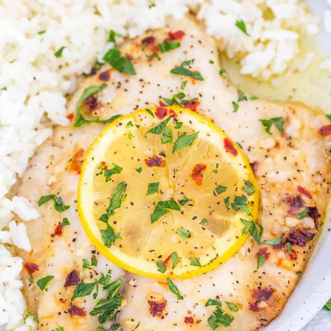 Baked Lemon Garlic Tilapia