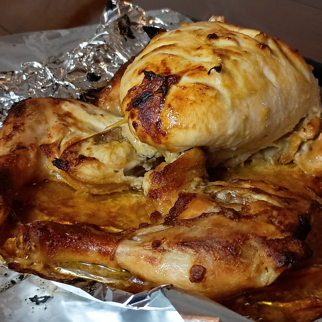 Charcoal-Infused Roast Chicken