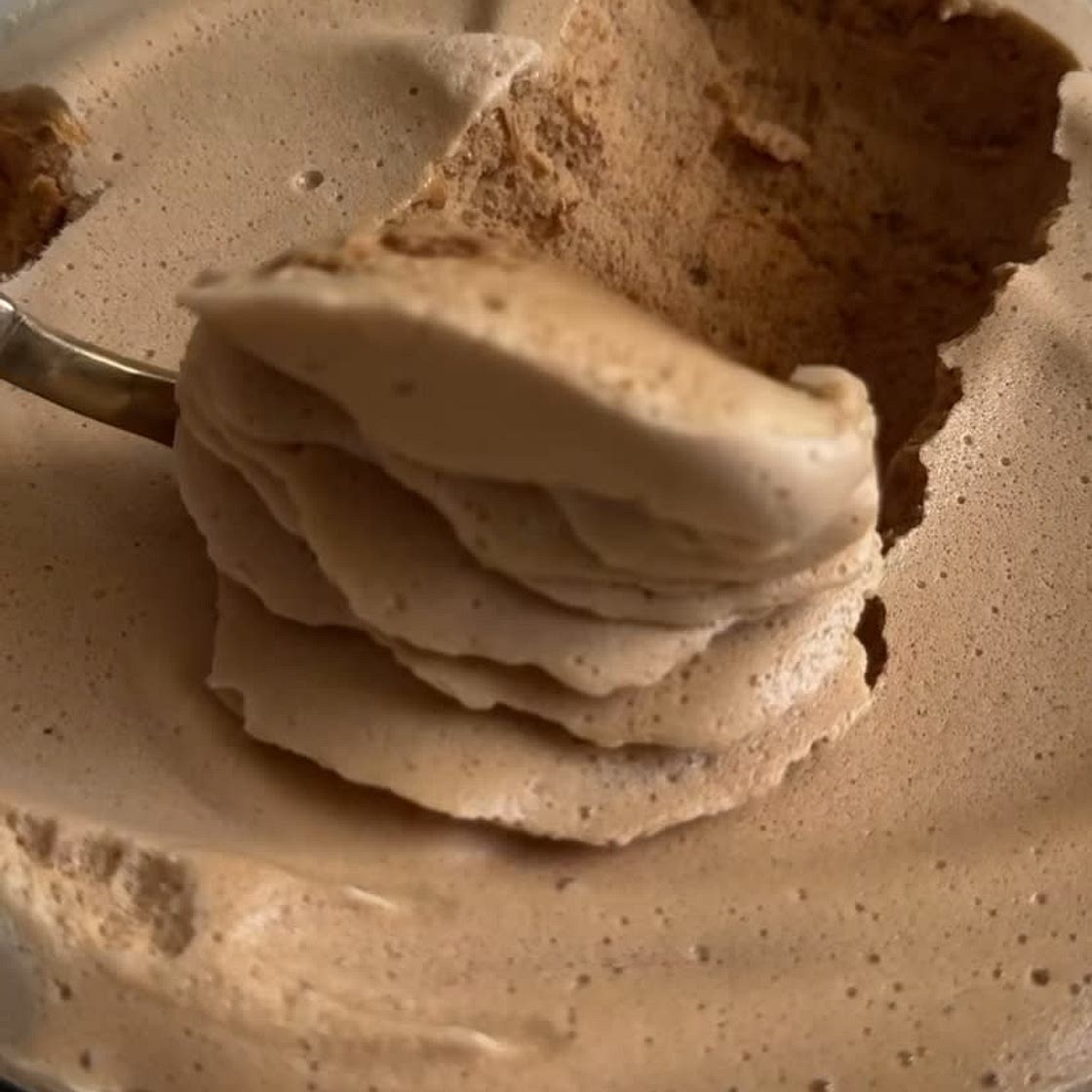 Whipped frozen coffee 