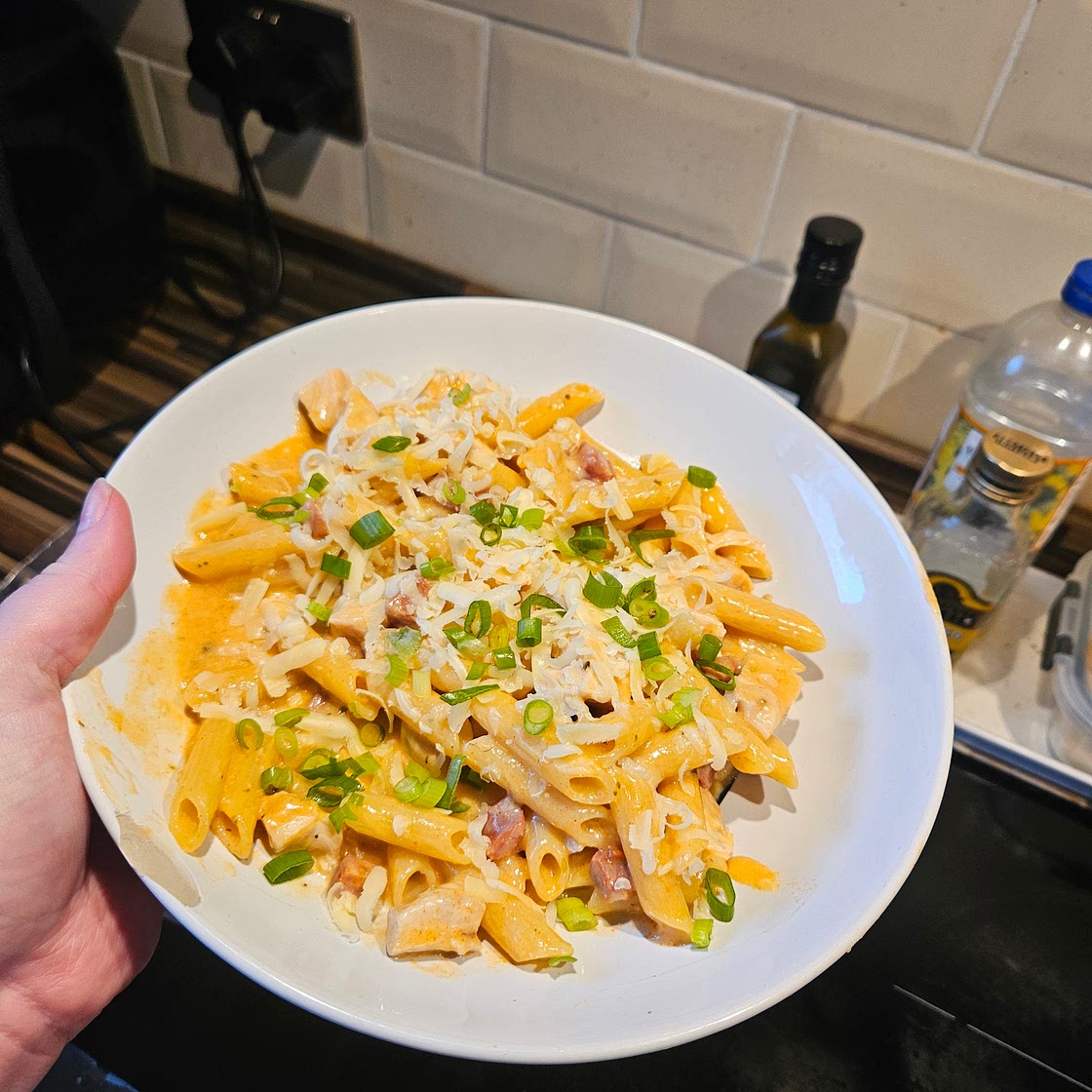 Slow Cooker Chicken & Chorizo Pasta