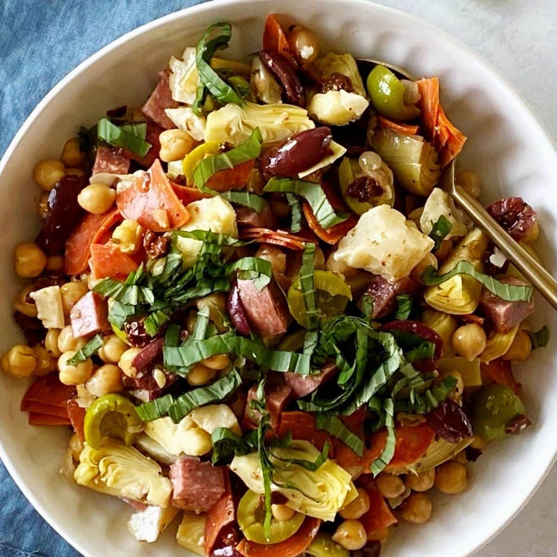Chickpea Antipasto Salad