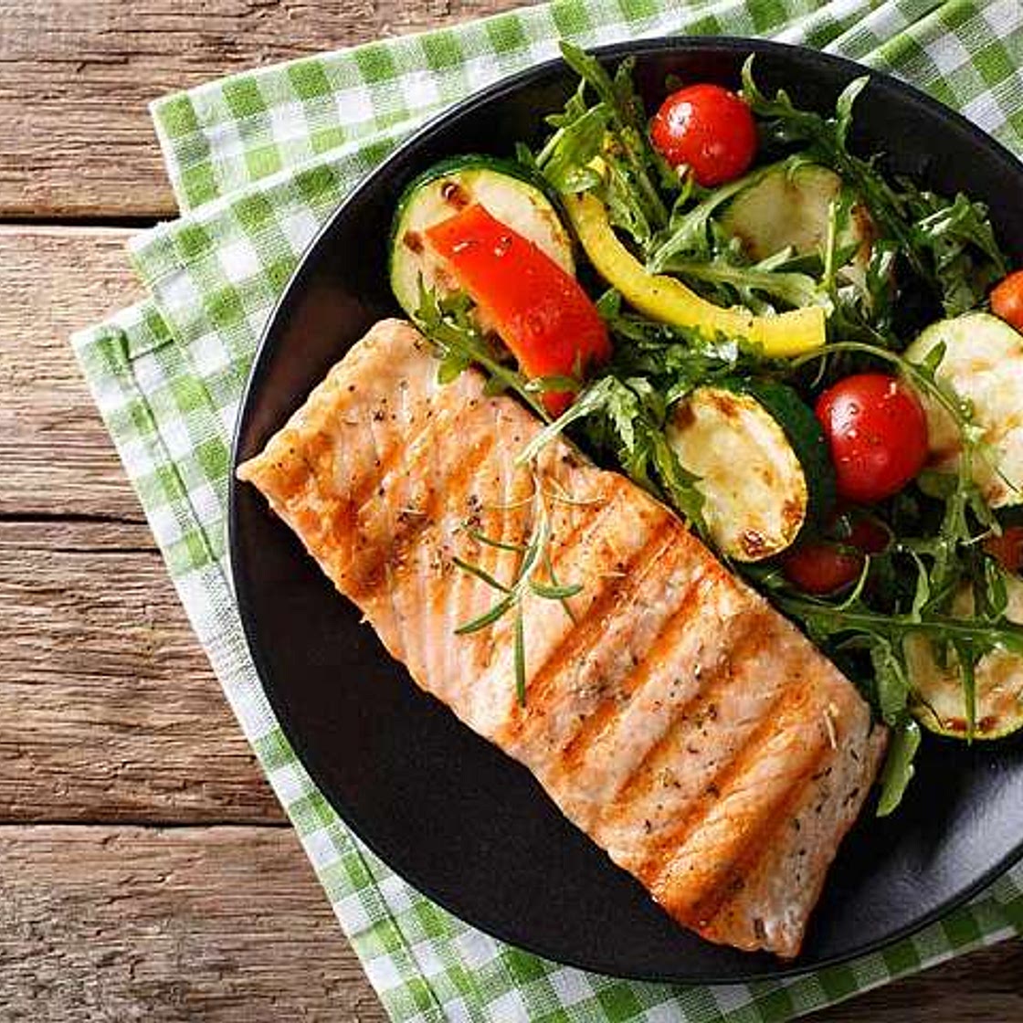 Salmon w/ Roasted Vegetables