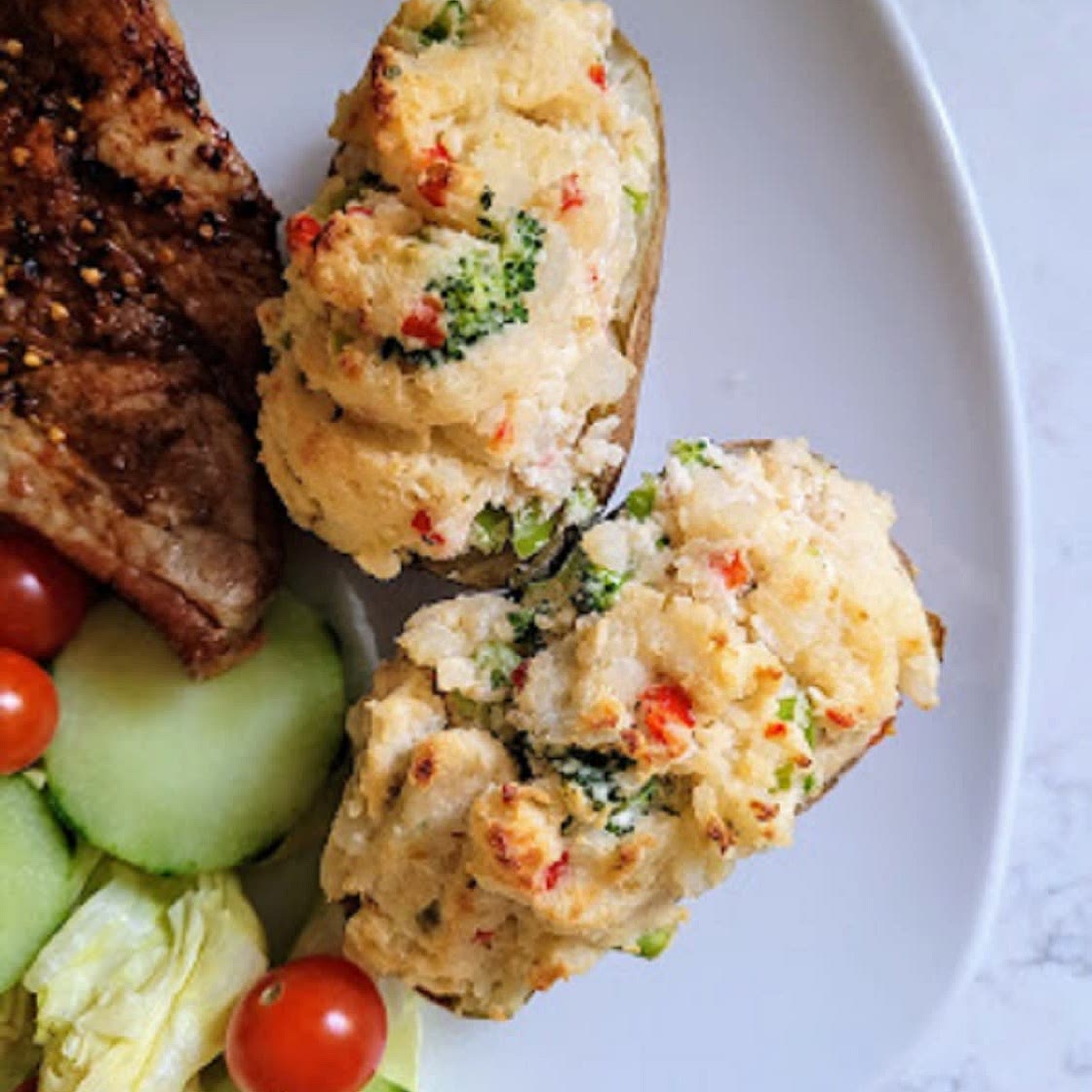 Ricotta Stuffed Potatoes