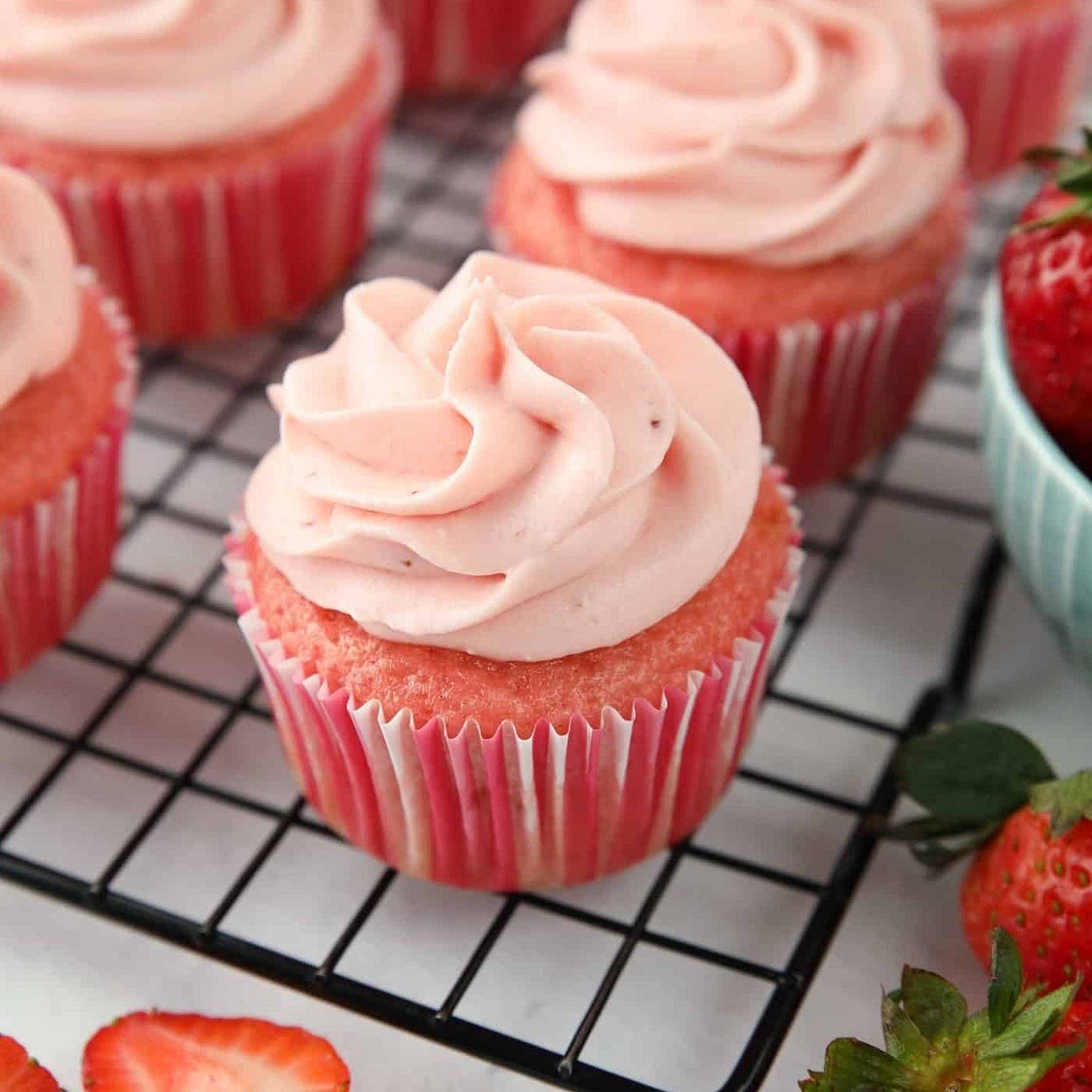 Strawberry Cupcakes Recipe
