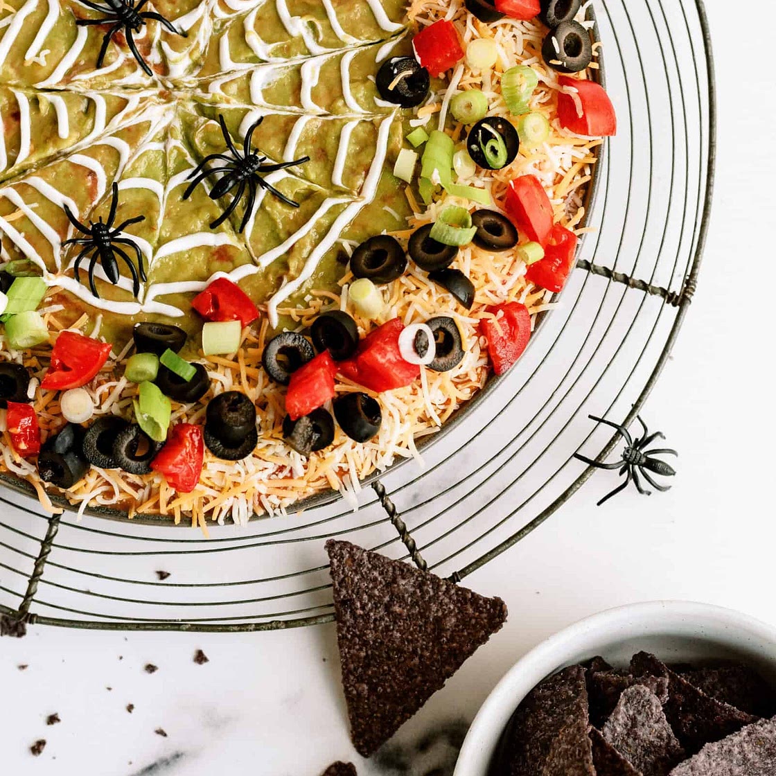 Spooky 7-Layer Dip Recipe