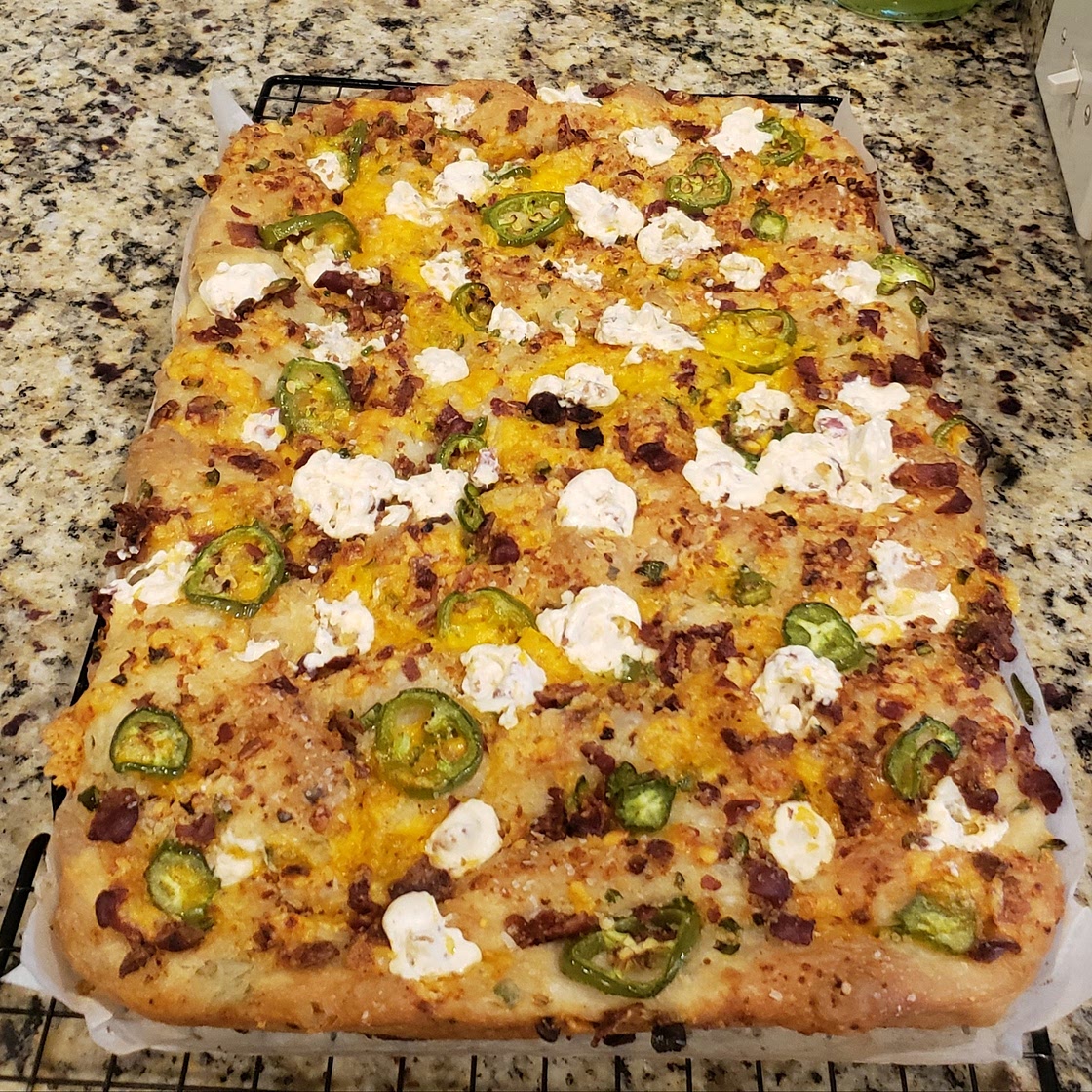 Jalapeño Popper Focaccia