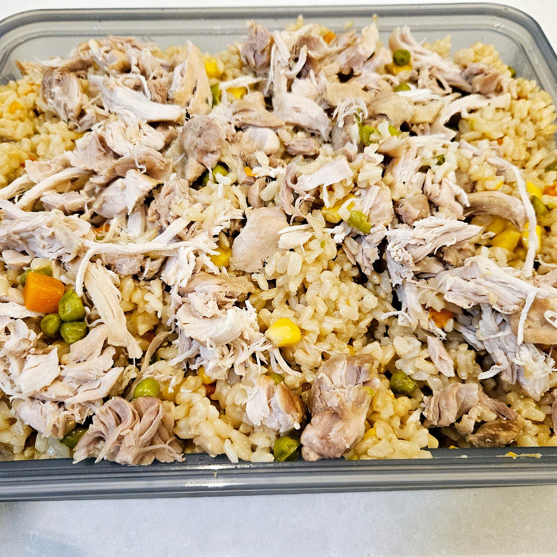 Instant Pot Low fat (or not) Chicken & Rice Dog Food (or Hooman!)