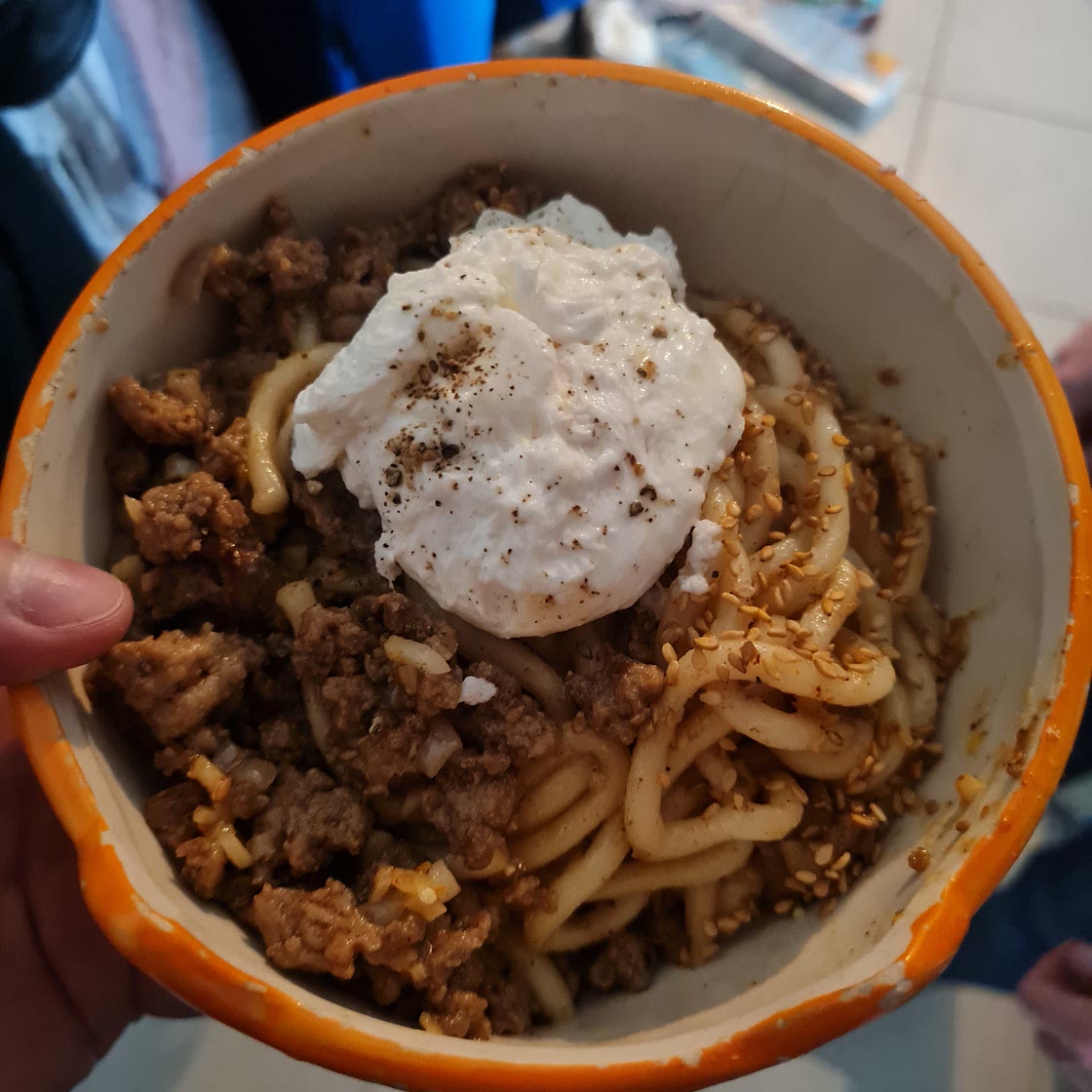 Nouilles sautées au boeuf