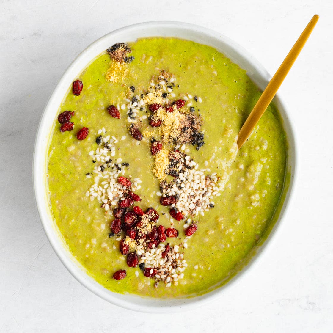 High-Protein Miso Vegetable Oats