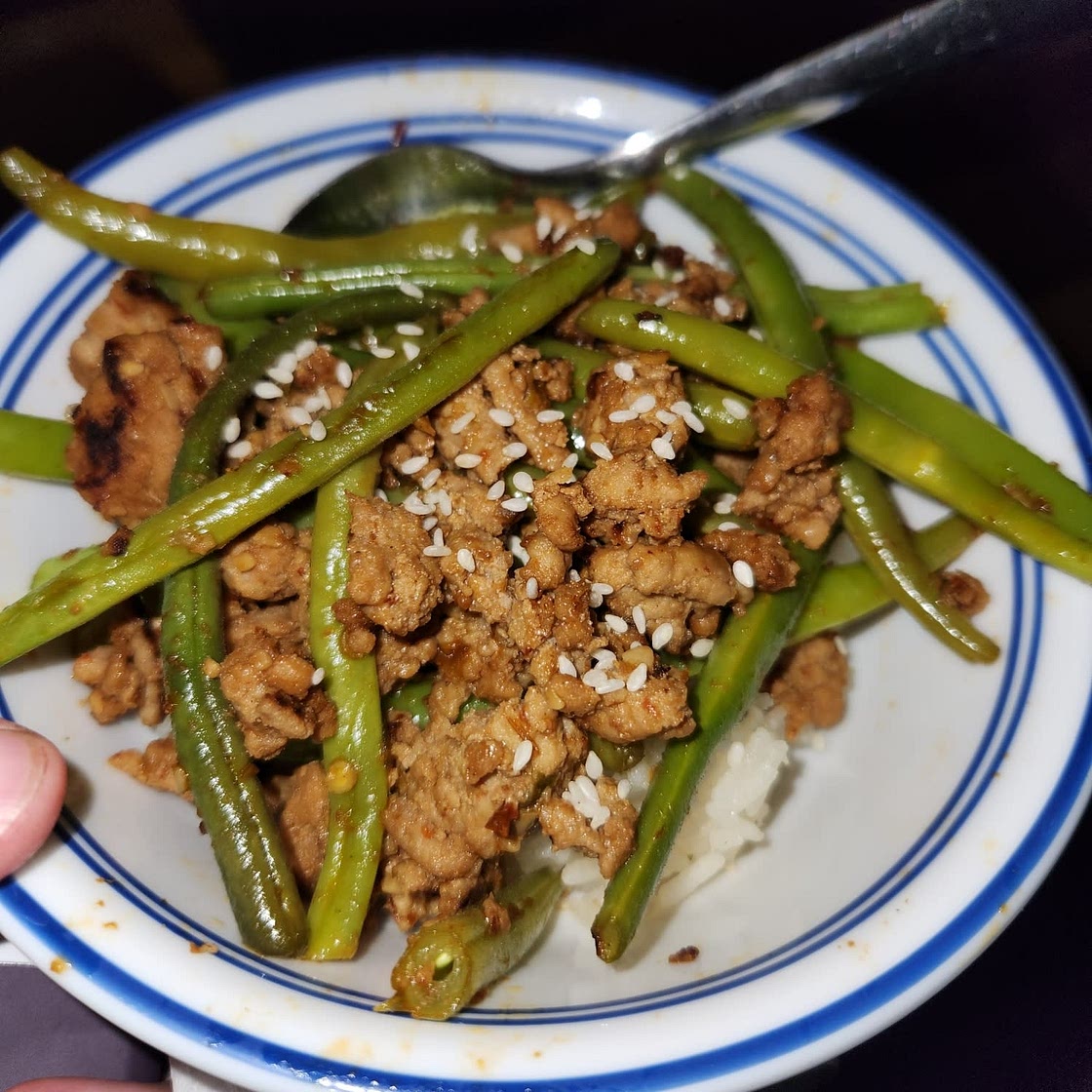 Chinese Green Beans with Ground Turkey