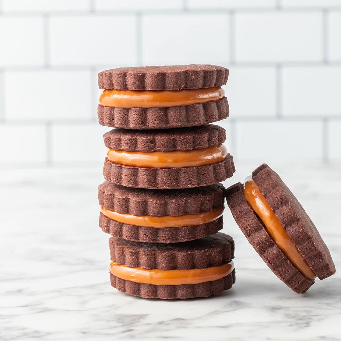 Chocolate Alfajores Cookies
