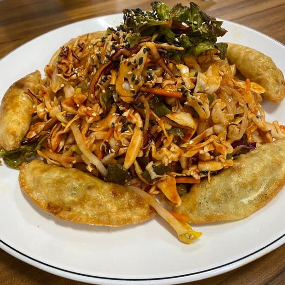 비빔만두