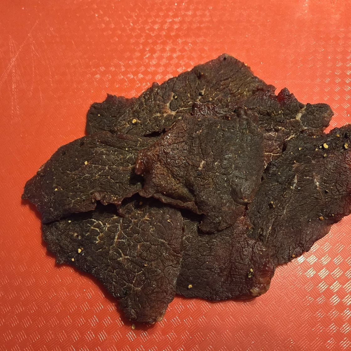 Sweet garlic jerky