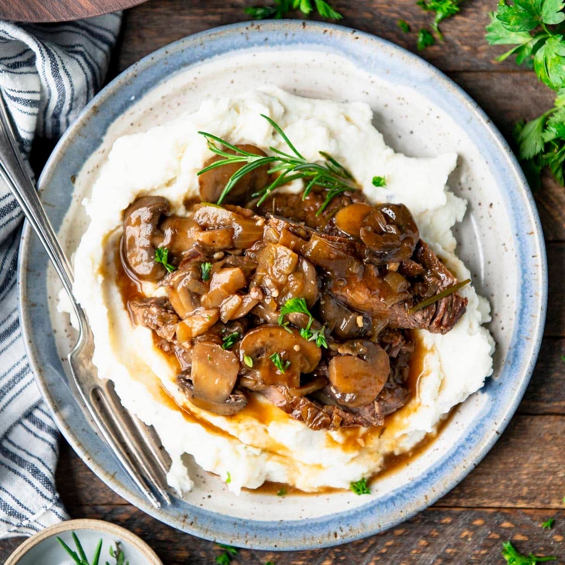 Smothered Round Steak