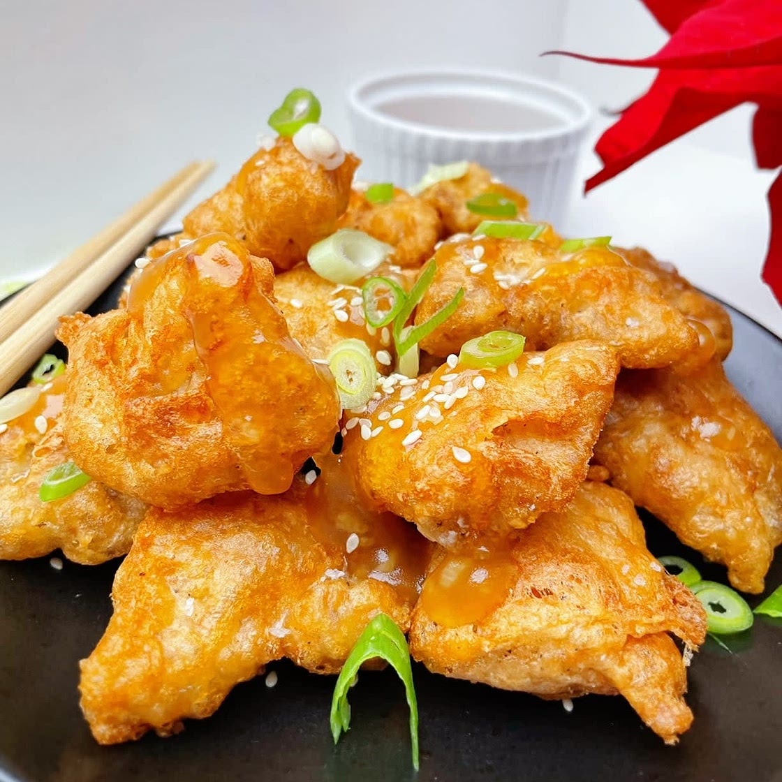 Chinese crispy Lemon Haddock