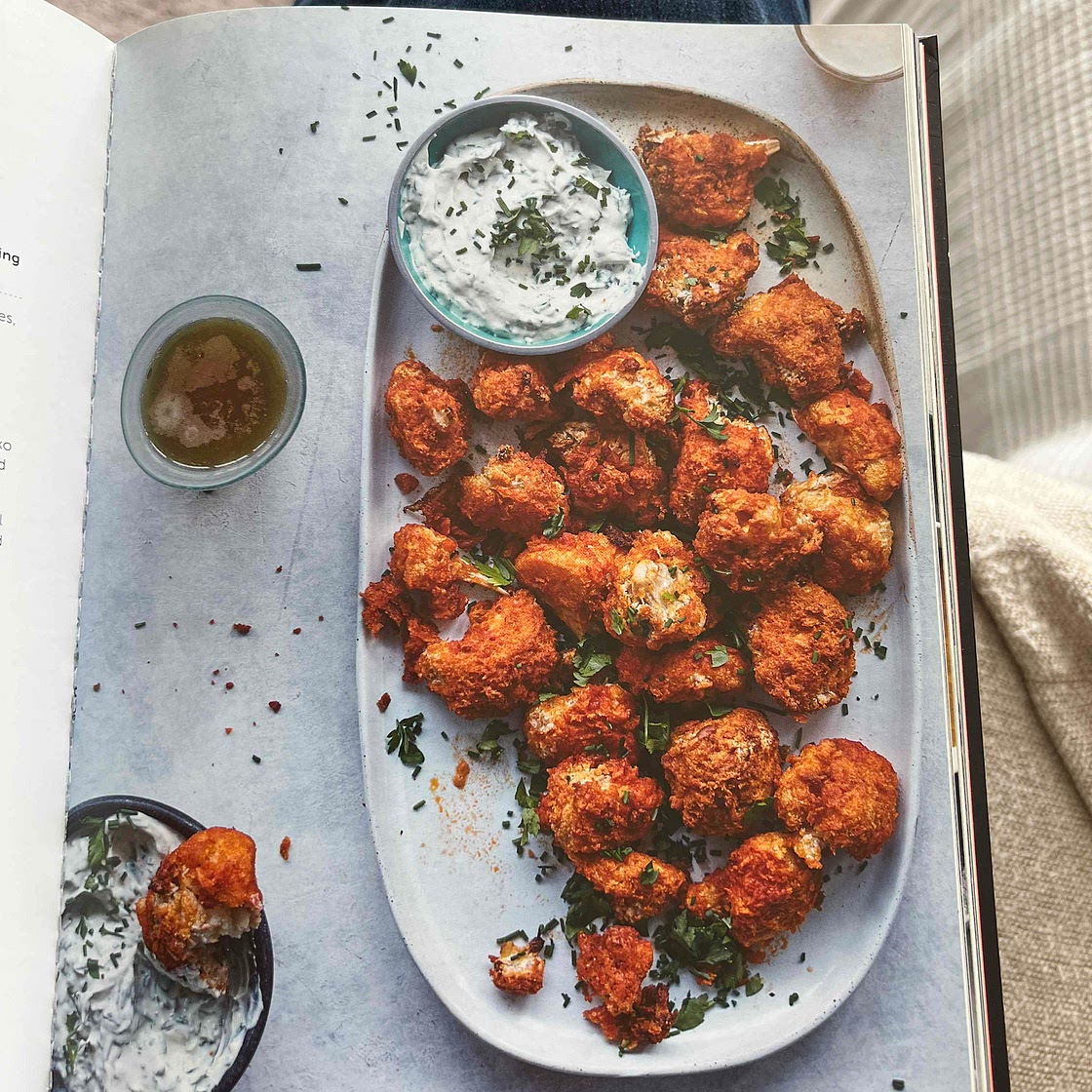 Cauliflower buffalo wings