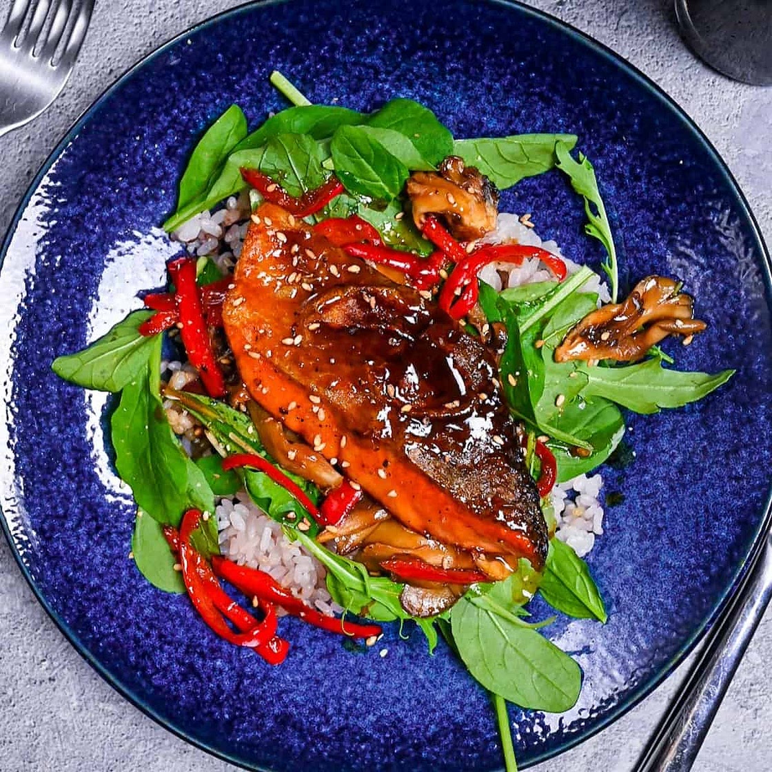 Ponzu Salmon (Pan Fried)