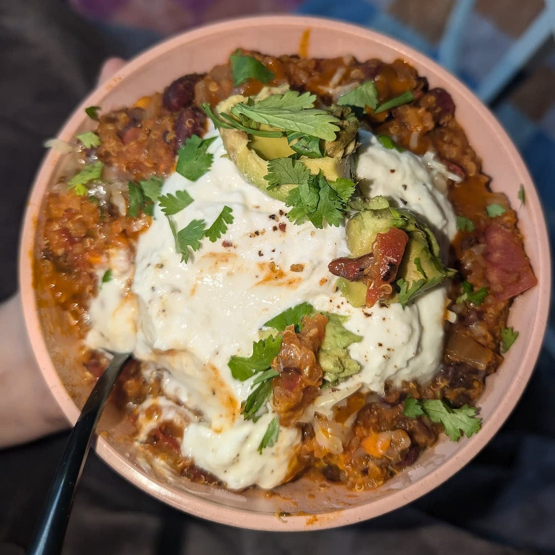 Sweet Potato & Quinoa Chili
