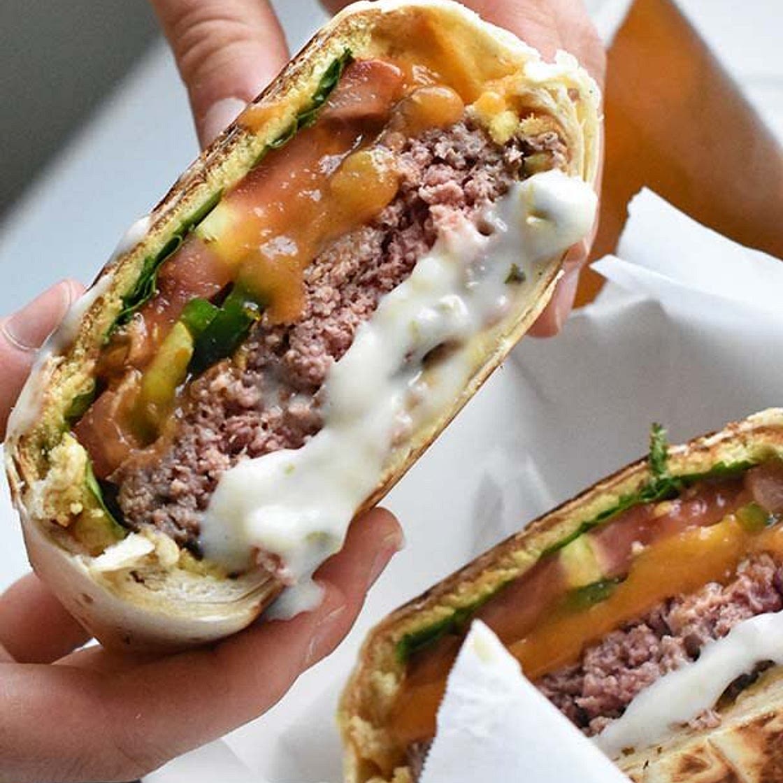 Tortilla burger
