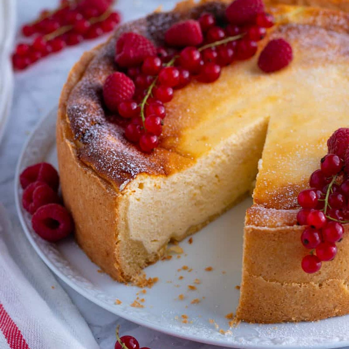 Classic German Cheesecake (Käsekuchen)
