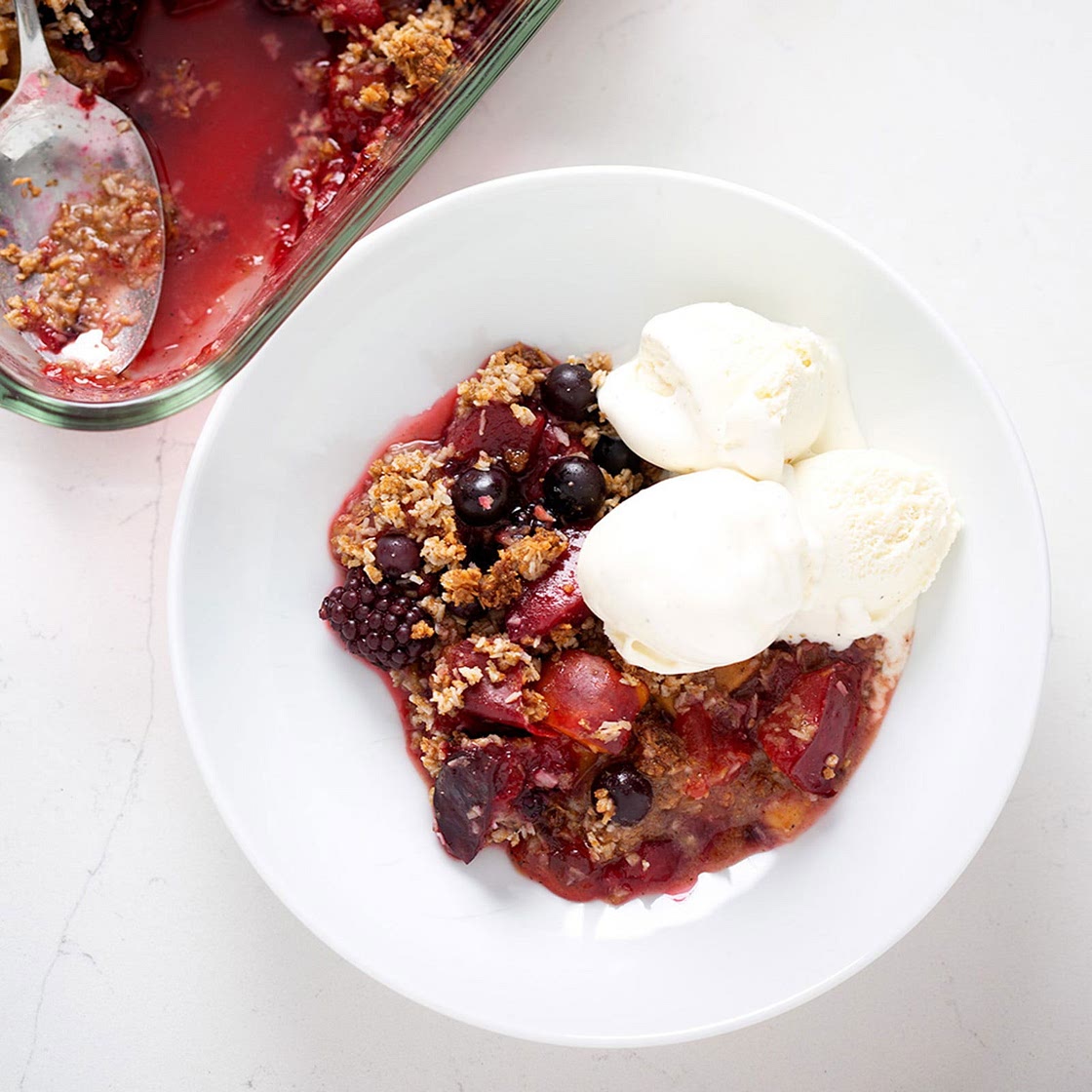 AIP Summer Fruit Crisp