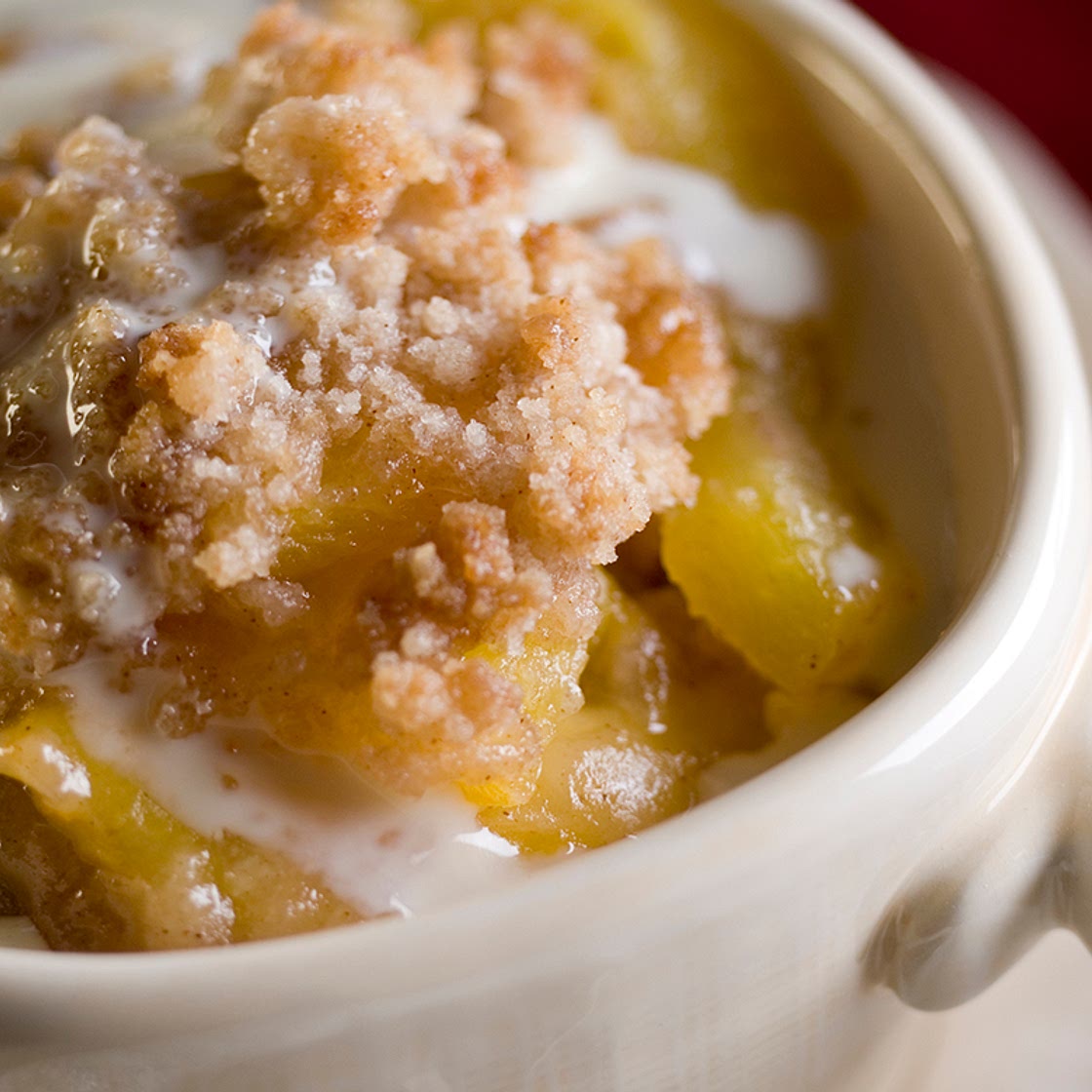 Mini-Peach Crisps