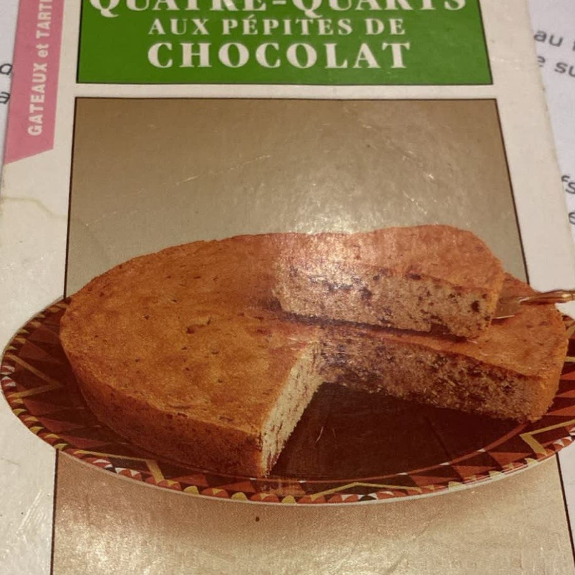 Quatre-quarts aux pépites de chocolat