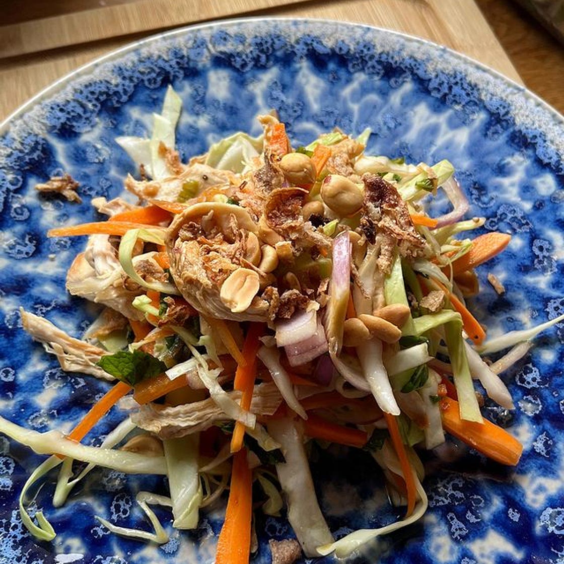 👋 ma recette de salade vietnamienne poulet pour 2/3 personnes : 