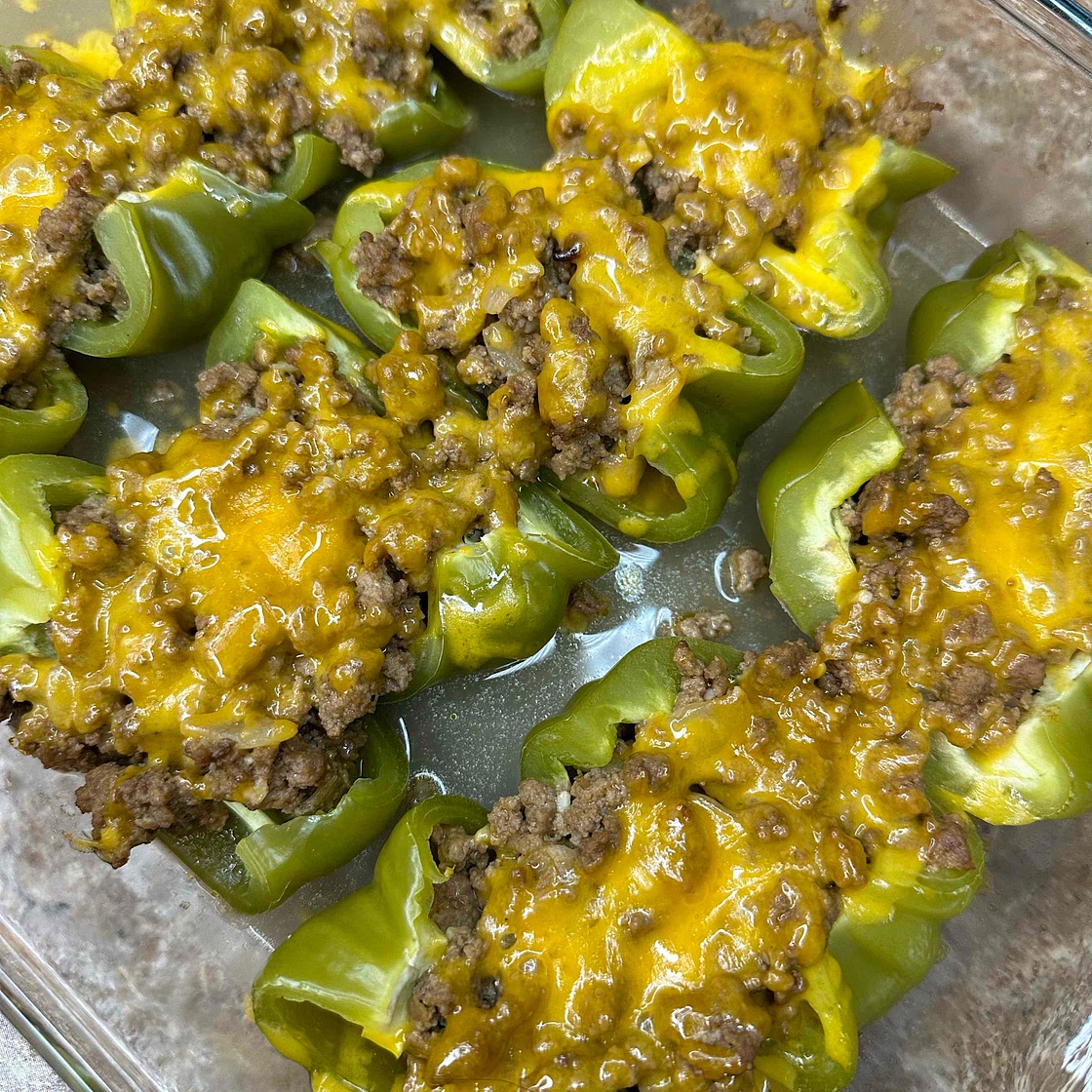 Philly Cheesesteak Stuffed Peppers