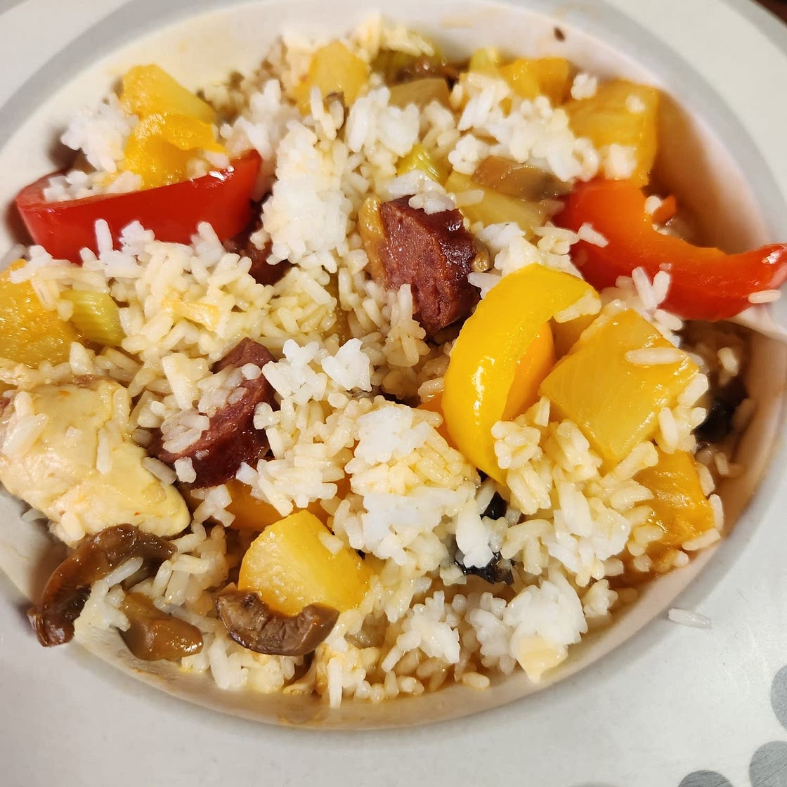 Pineapple Chicken and Sausage