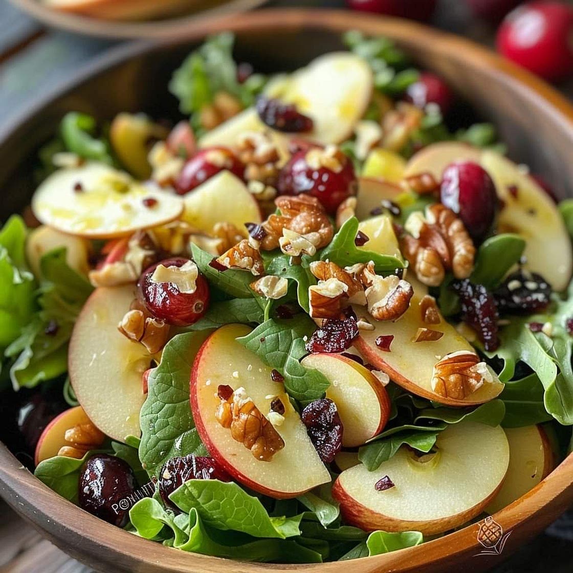 Apple Cranberry Walnut Salad Recipe