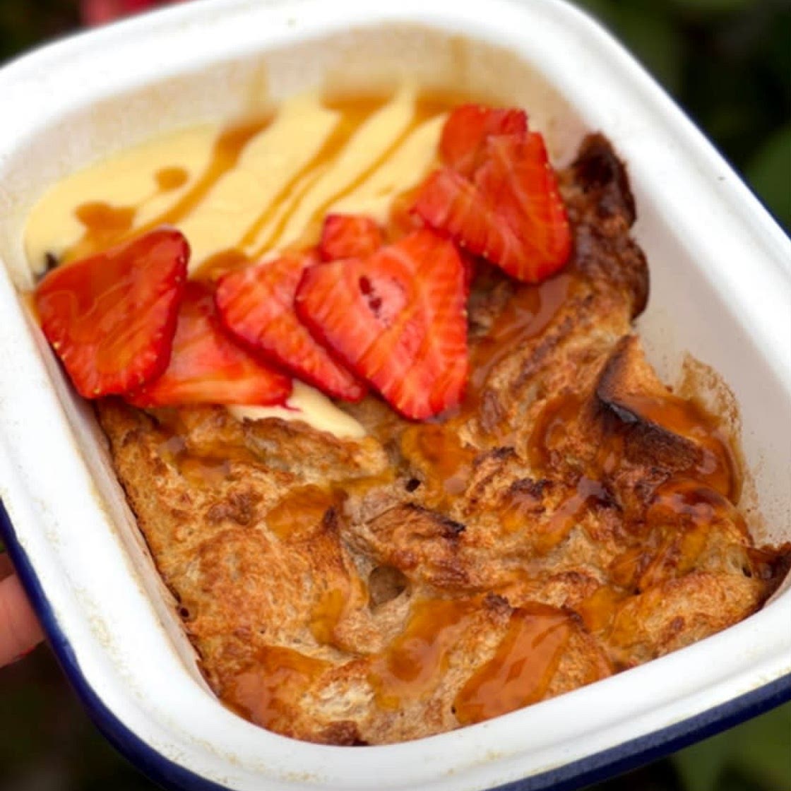 Protein Bread and Butter Pudding