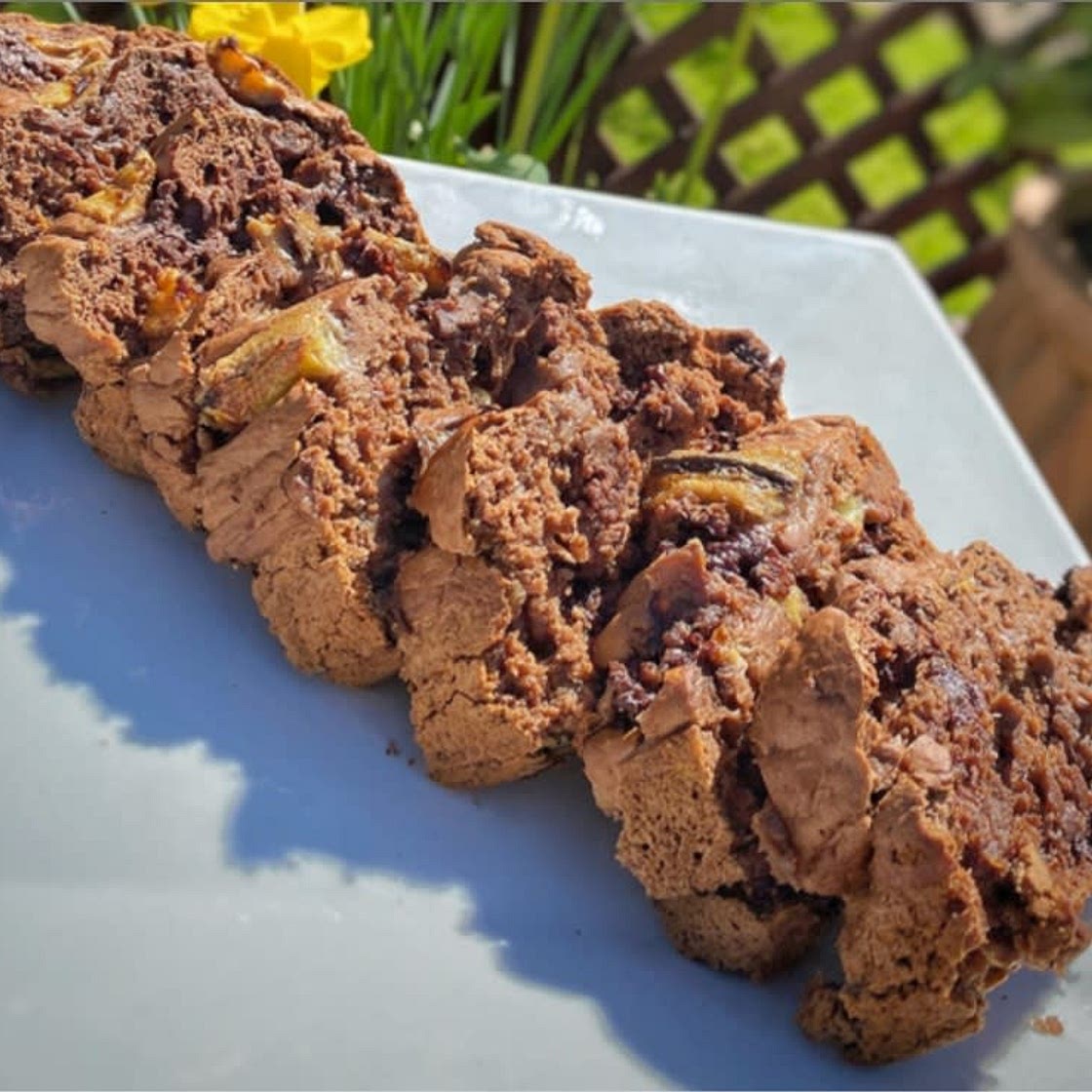 chocolate Banana Fudge Cake
