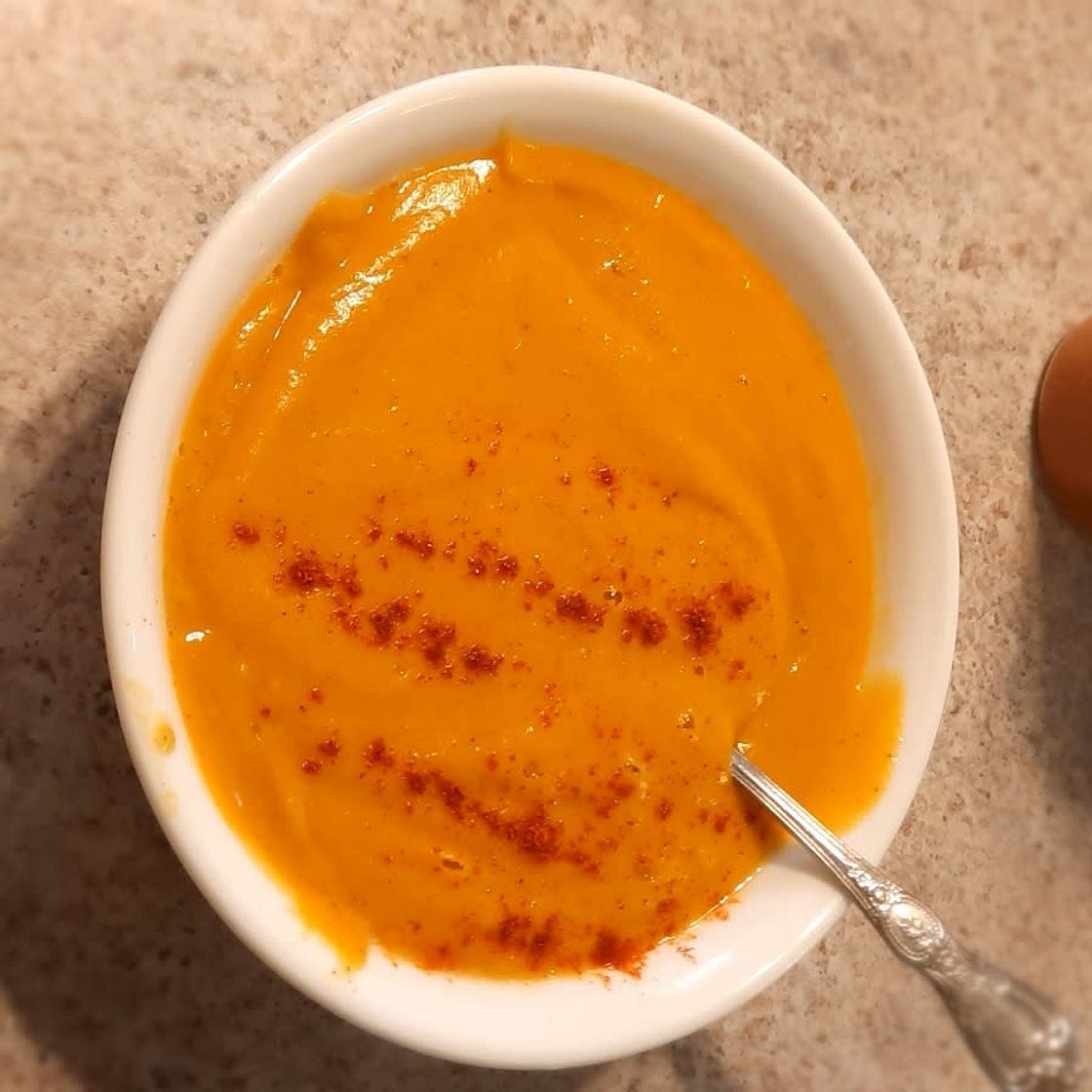 Warming Red Lentil Sweet Potato Soup (Instant Pot!)