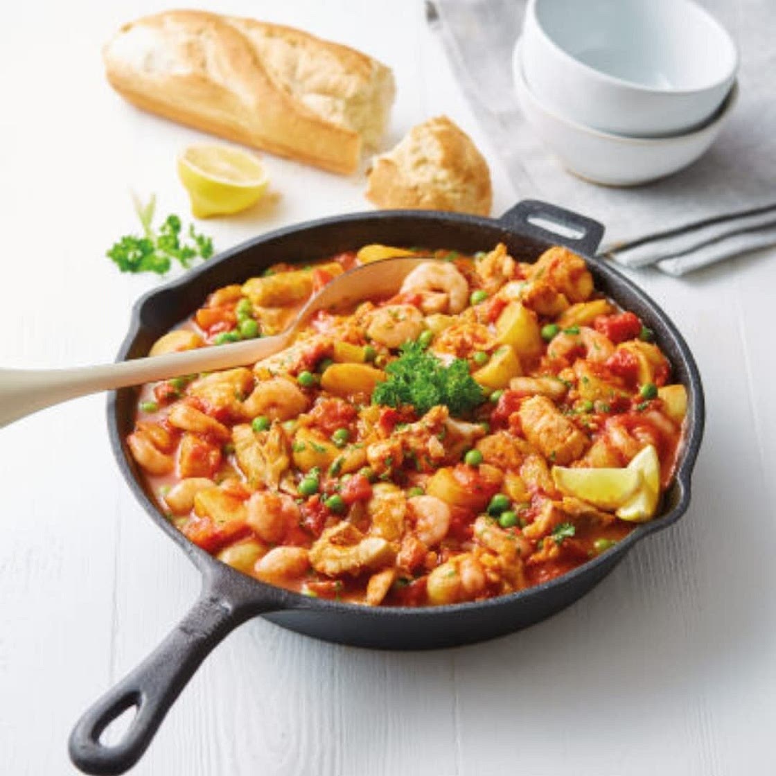 One pan Italian Fish Stew