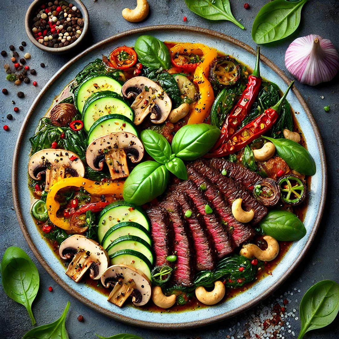 Bœuf basilic