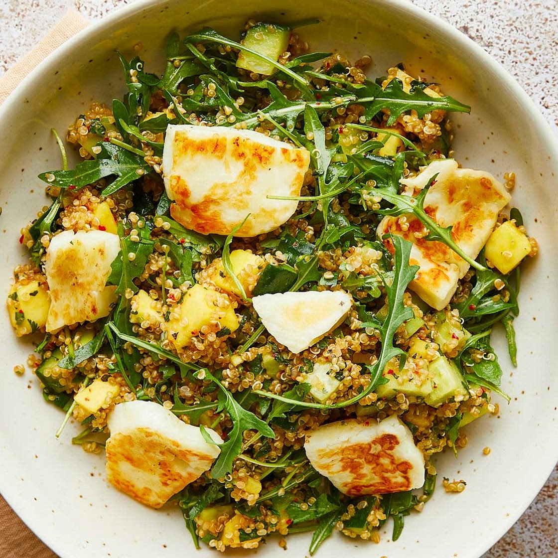 Halloumi, Mango & Avocado Quinoa Bowl
