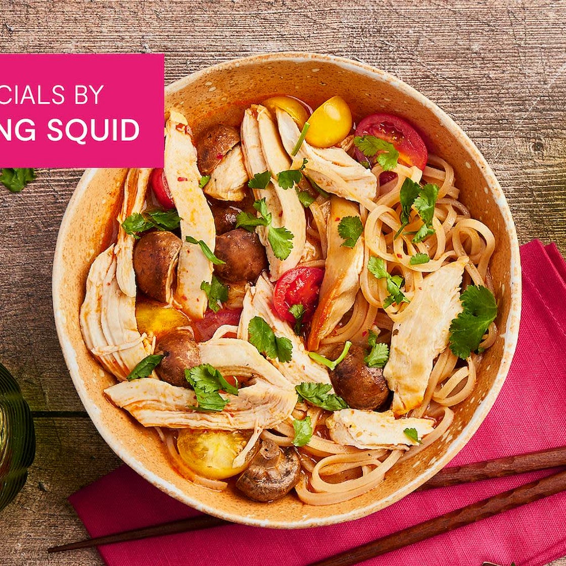 Coconut Chicken ‘Tom Kha’ Soup & Noodles