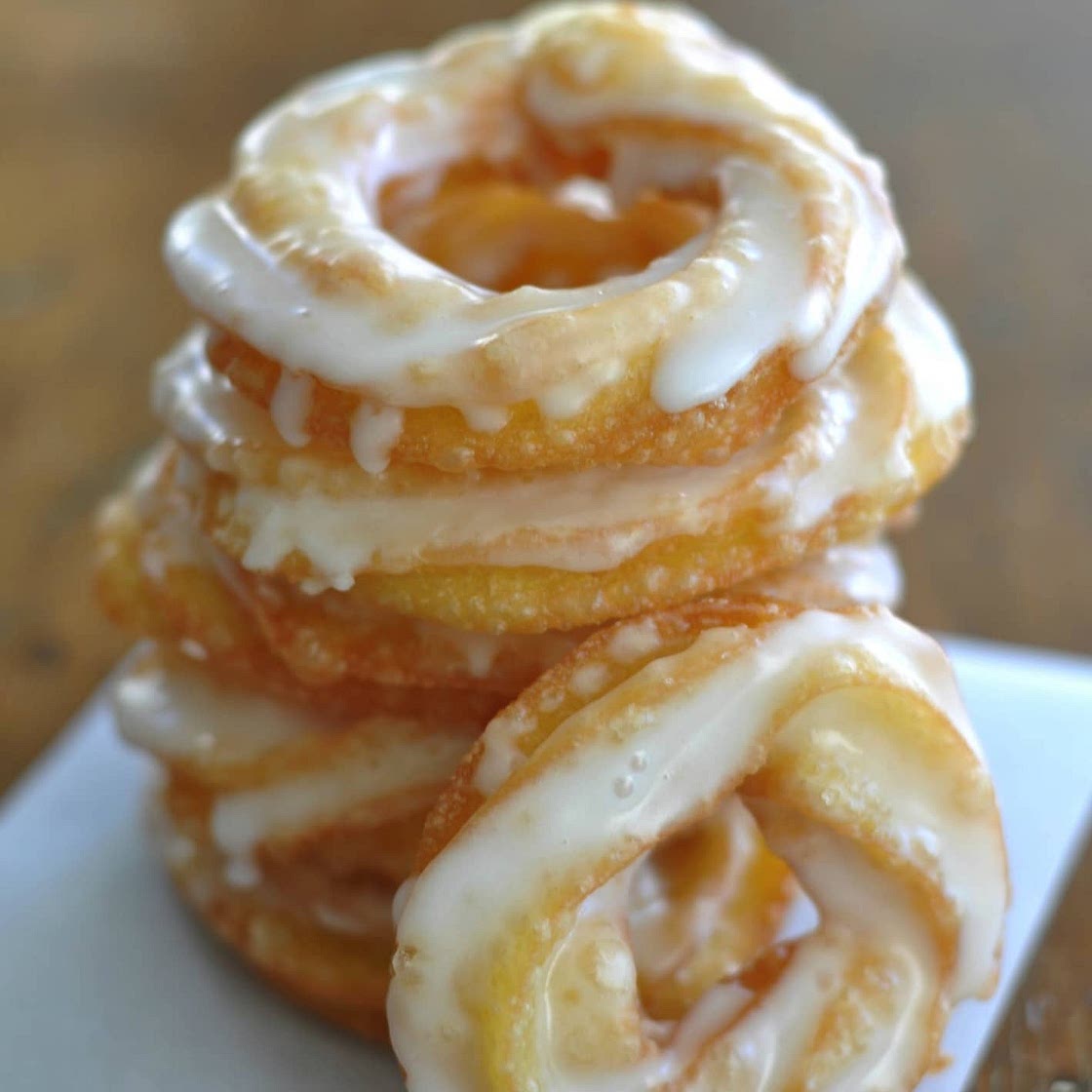 Homemade Honey Cruller Donuts