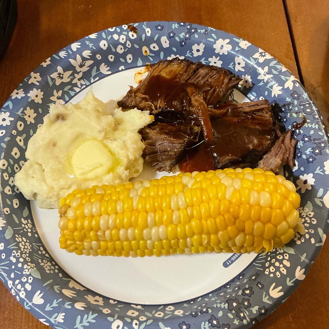 Slow Cooker Beef Brisket with BBQ Sauce