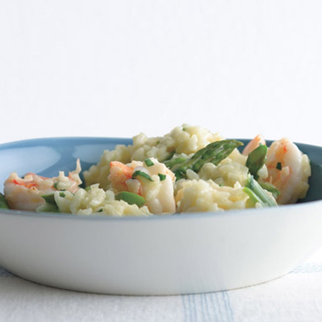 Lemony Risotto with Asparagus and Shrimp