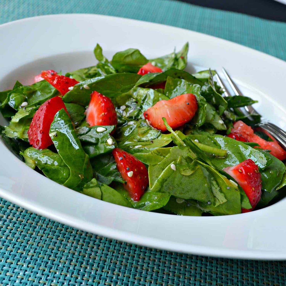 Spinach Strawberry Salad