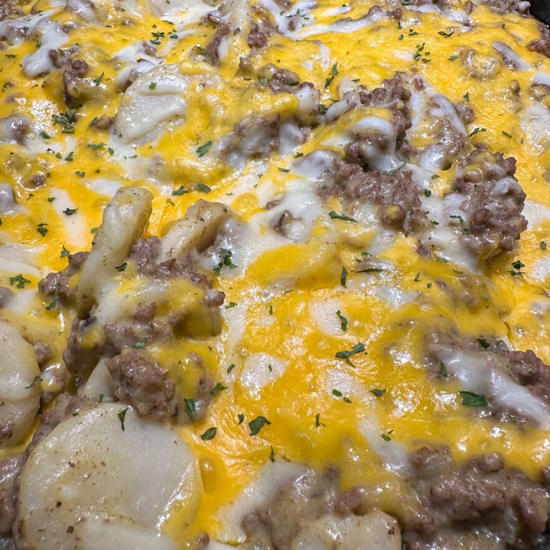 Hamburger Potato Casserole
