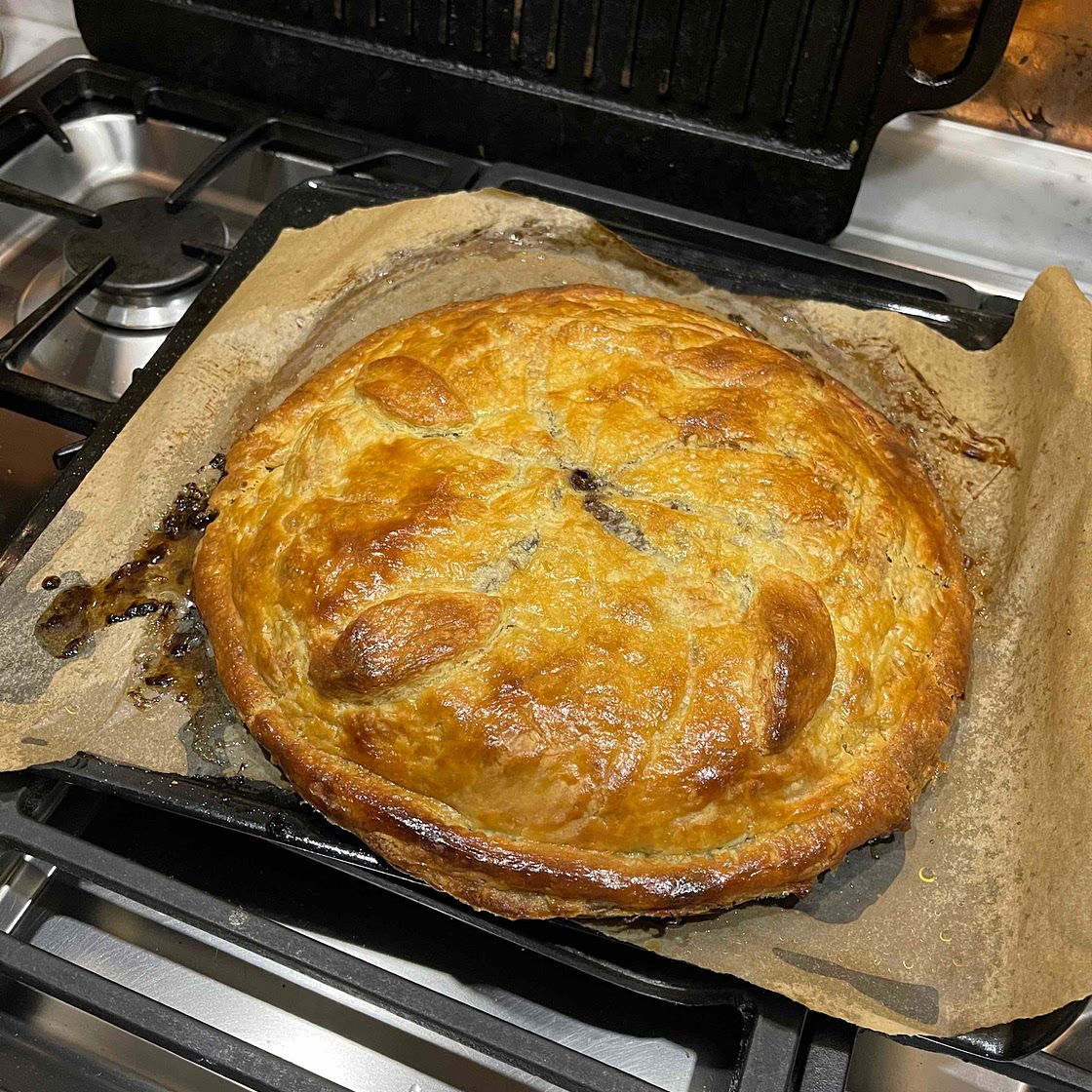 Mushroom and tarragon pithivier (Ottolenghi’s)