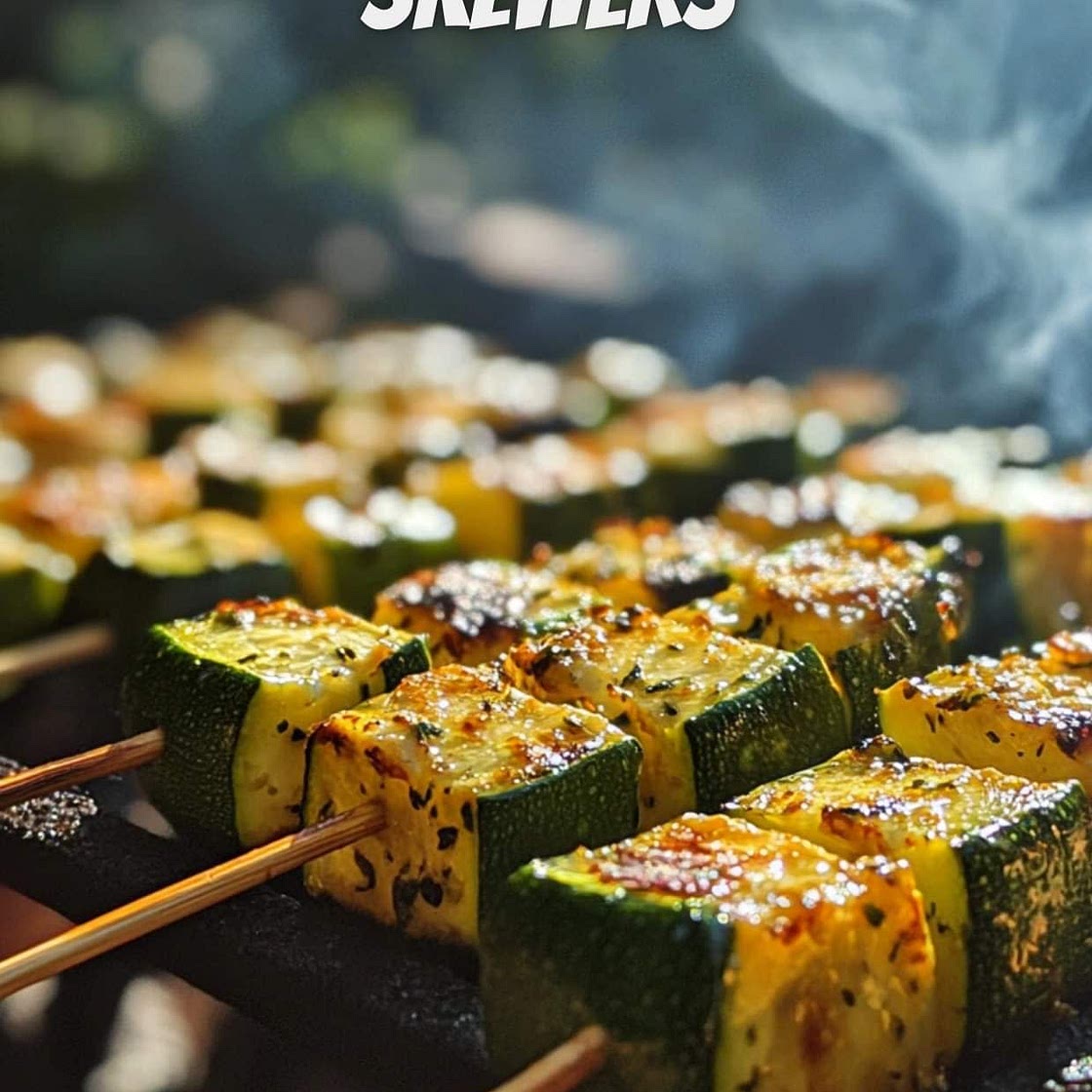 Garlic Butter Zucchini Skewers
